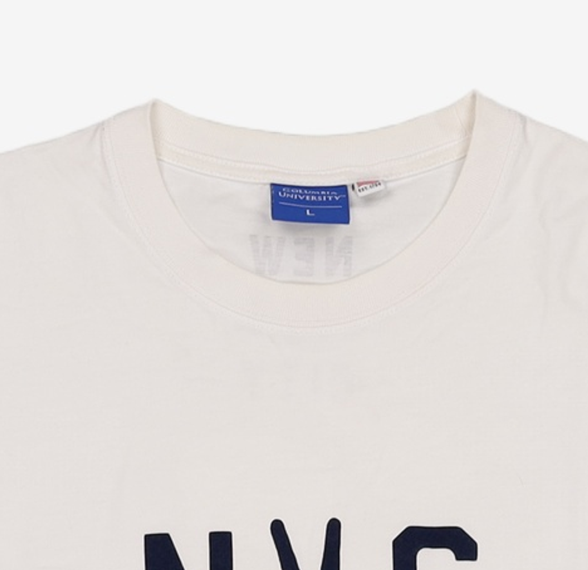 컬럼비아 유니버시티(COLUMBIA UNIVERSITY) VICTORY NYC LOGO S/S T-SHIRTS 화이트 L