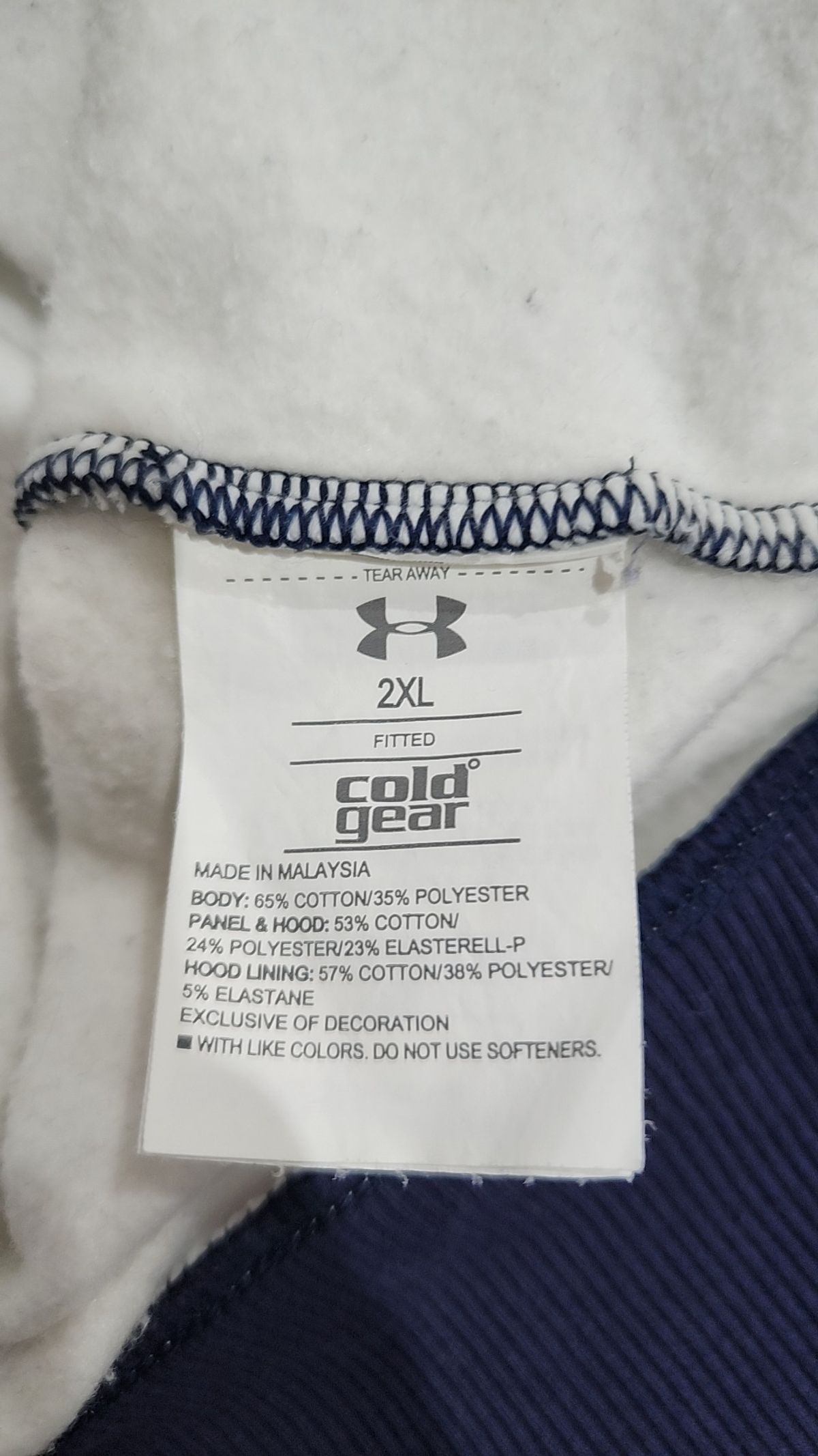 언더아머(UNDERARMOUR) 후드 티셔츠 XXL