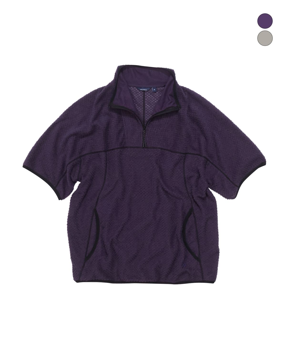 노티카(NAUTICA) 폴라 벤트 반소매 하프집 풀오버(2colors) NFL2276