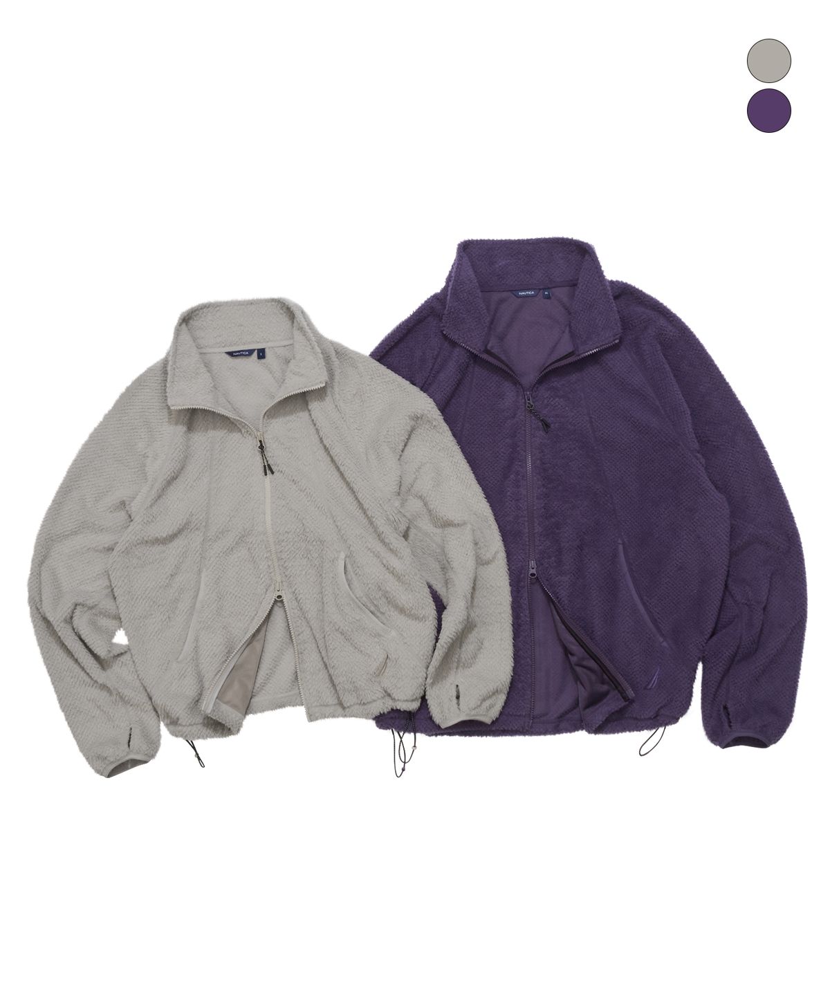 노티카(NAUTICA) 폴라 퍼프 집업 자켓(2colors) NFL2296