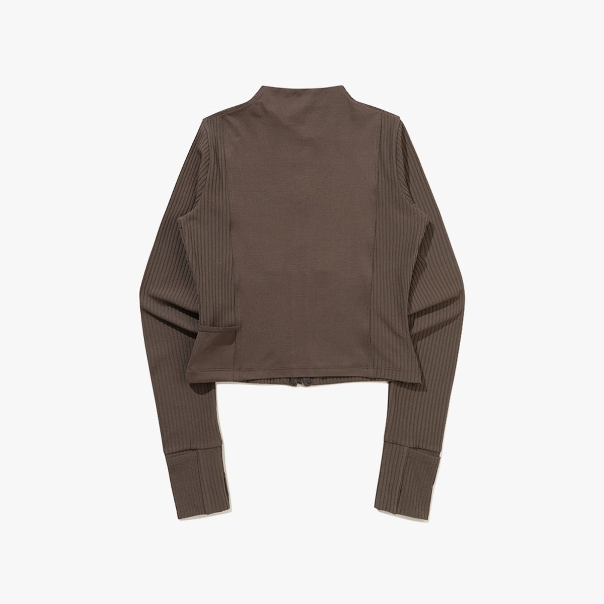디아도라(diadora) 플로우 슬림 집업 자켓 BROWN