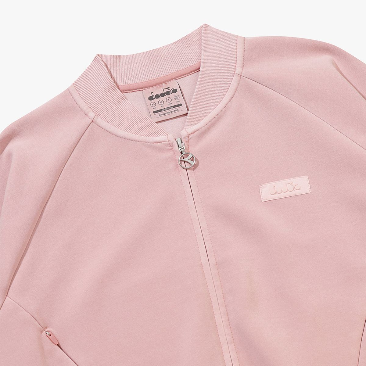 디아도라(diadora) 밸런스 스웻 집업 자켓 PINK