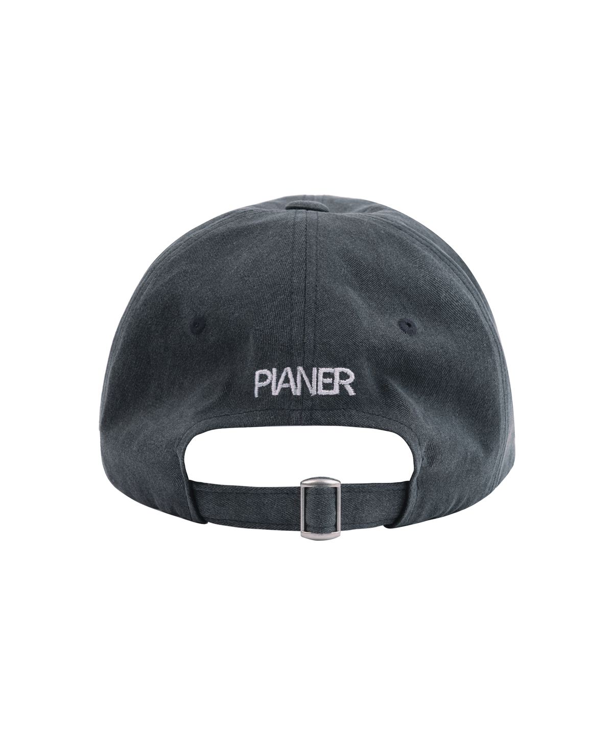피아네르(PIANER) 피그먼트 레터링 볼캡 (차콜)