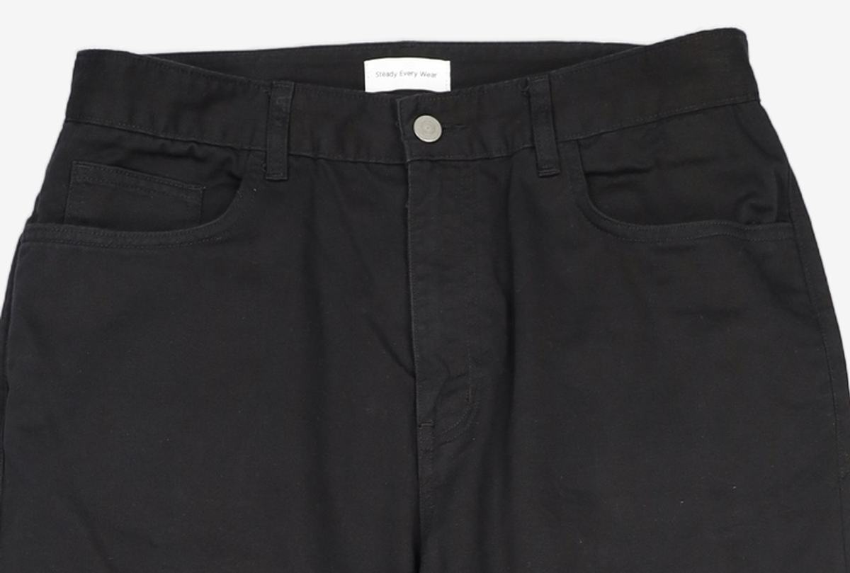 스테디 에브리웨어(STEADY EVERY WEAR) Wide Straight Corduroy Pants (Cream) 2