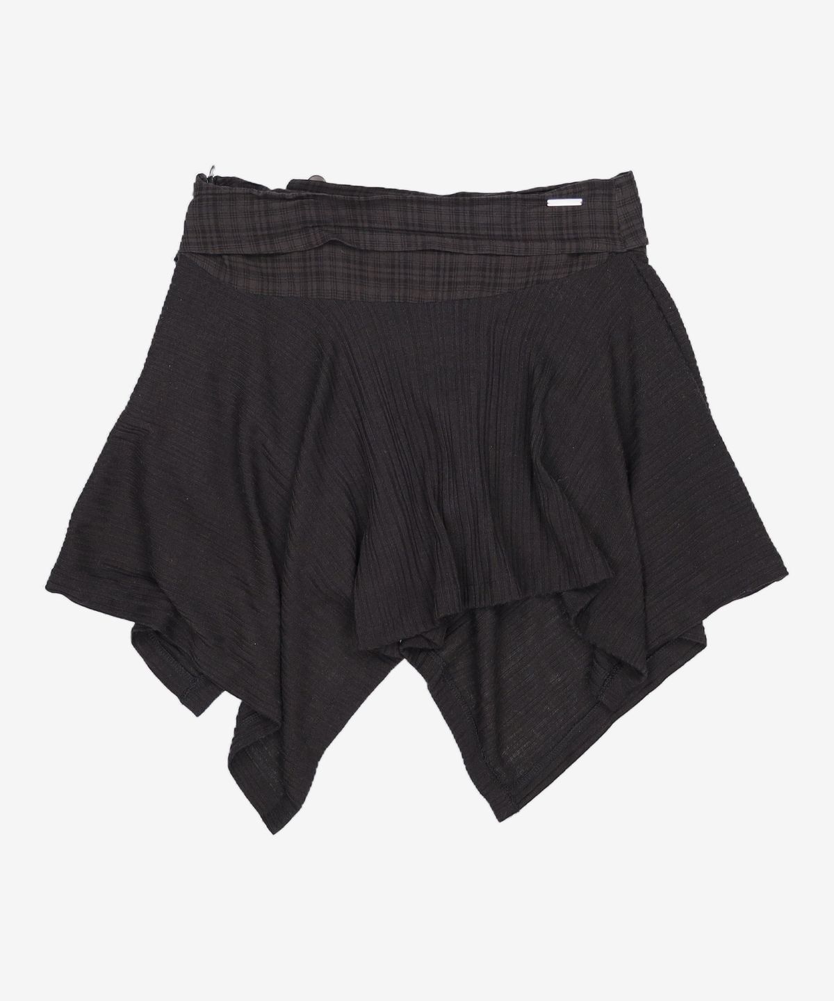 미세키서울(MISEKI SEOUL) Unbalanced flow mini skirt BLACK 2
