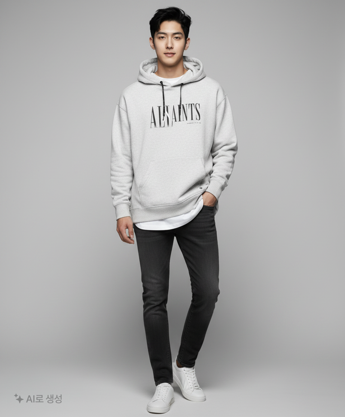 올세인츠(ALLSAINTS) 후드 티셔츠 XS