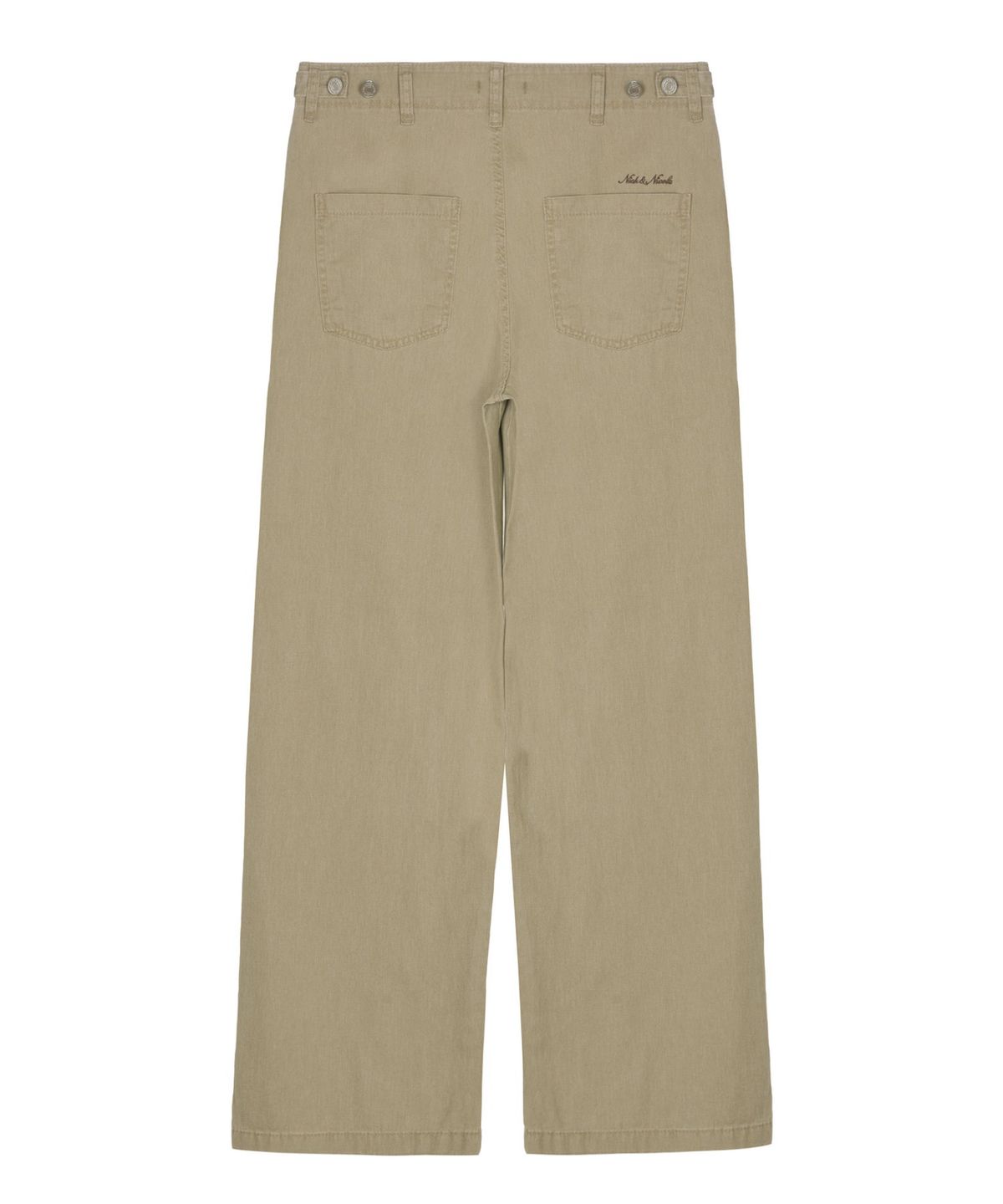 닉앤니콜(NICK&NICOLE) PATCH POCKET WIDE PANTS_BEIGE