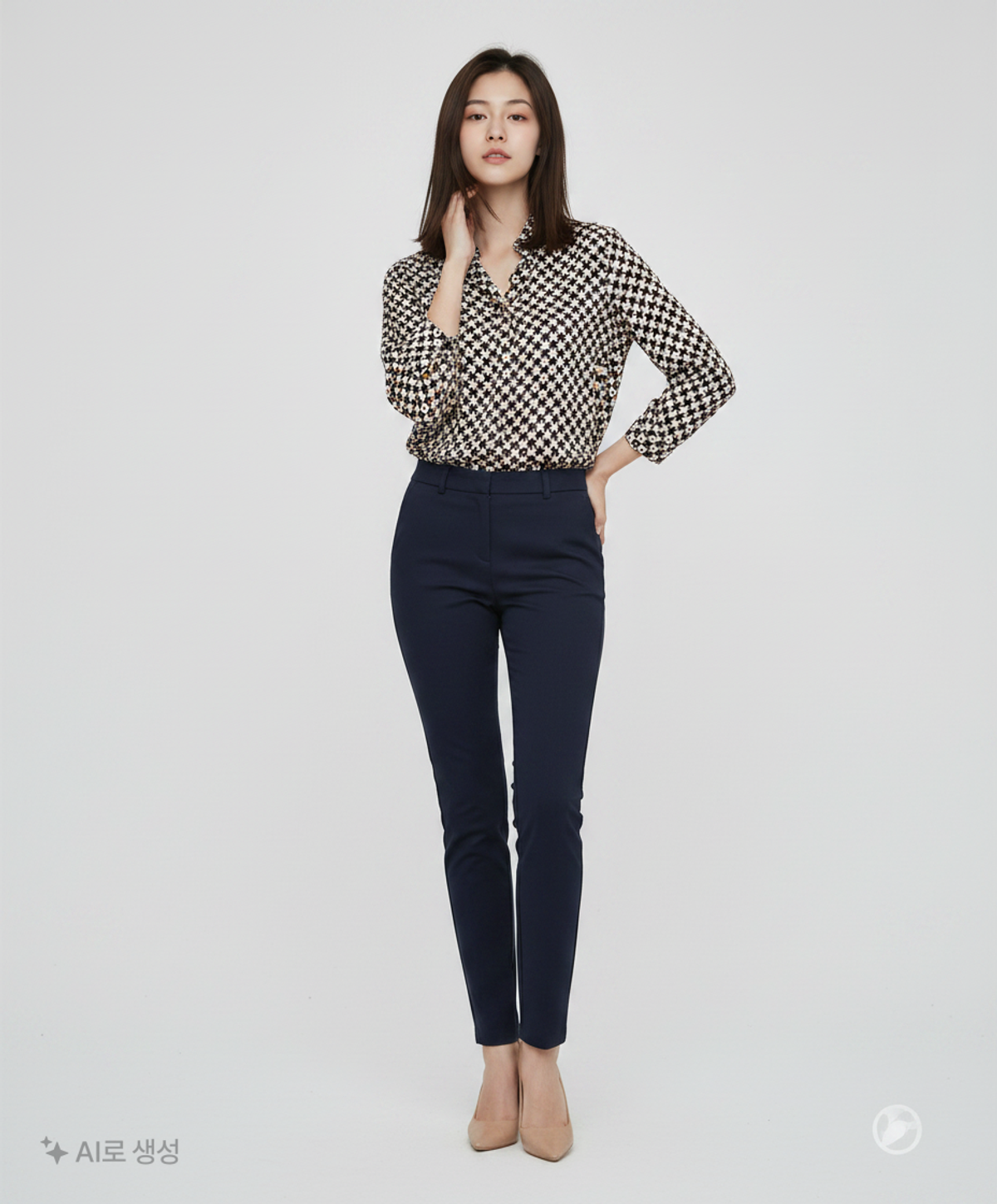 자라 베이직(ZARA BASIC) 블라우스 L