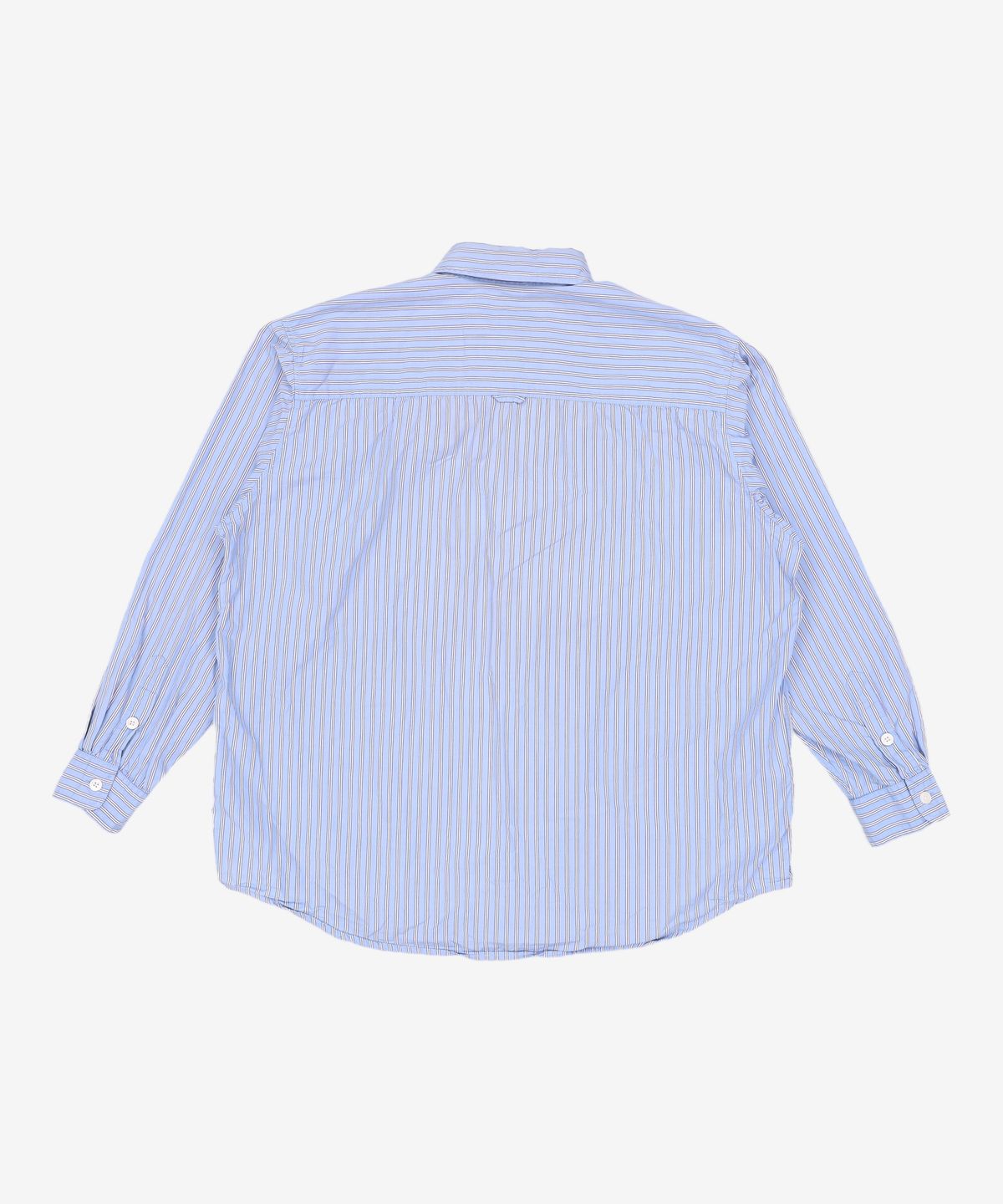 디스이즈네버댓(THISISNEVERTHAT) MI-Logo Striped Shirt Blue L