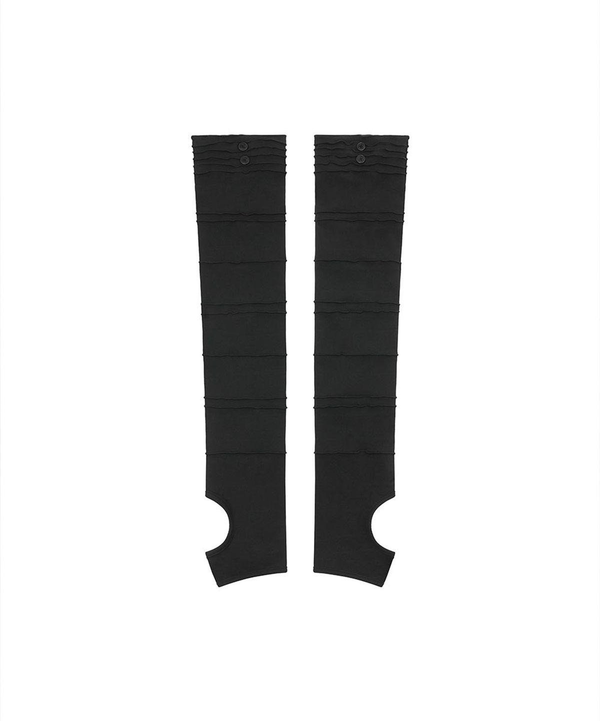 미세키서울(MISEKI SEOUL) Sazanami knee socks BLACK