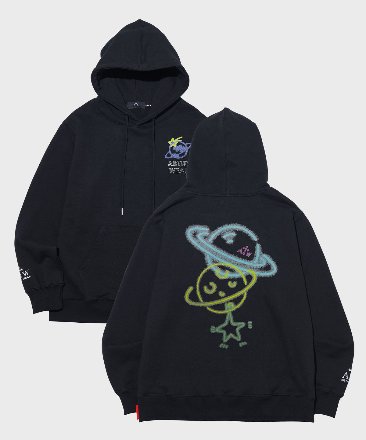 아티스트웨어(ARTISTWEAR) 슬립 플래닛 후드티