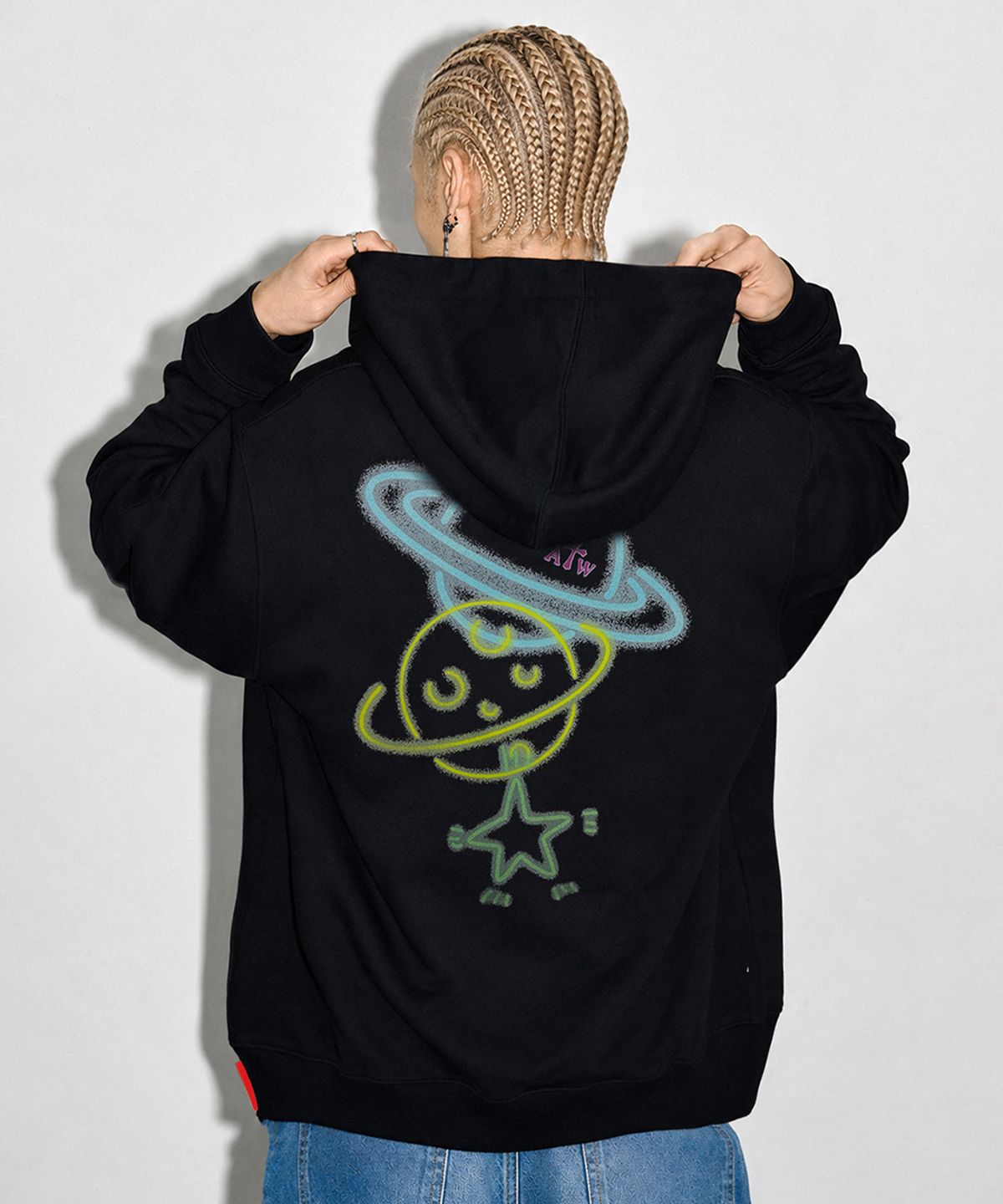 아티스트웨어(ARTISTWEAR) 슬립 플래닛 후드티