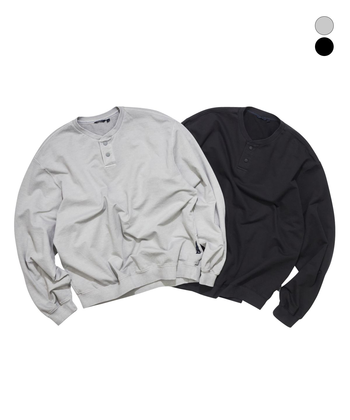 노티카(NAUTICA) 헨리넥 스웨트셔츠(2colors) NSW5986