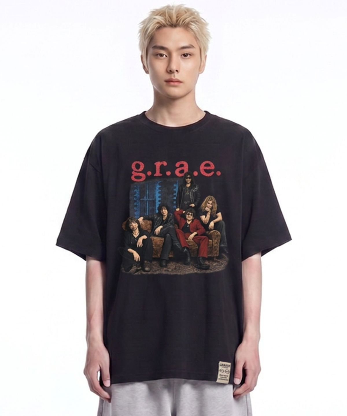 그레이버 오디너리(GRAVER ORDINARY) [ODNR UNISEX]5 Guys 반팔 티셔츠_5color
