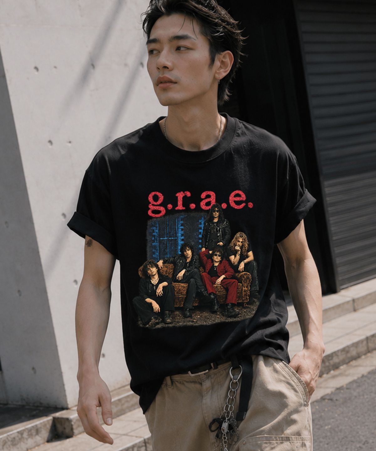 그레이버 오디너리(GRAVER ORDINARY) [ODNR UNISEX]5 Guys 반팔 티셔츠_5color