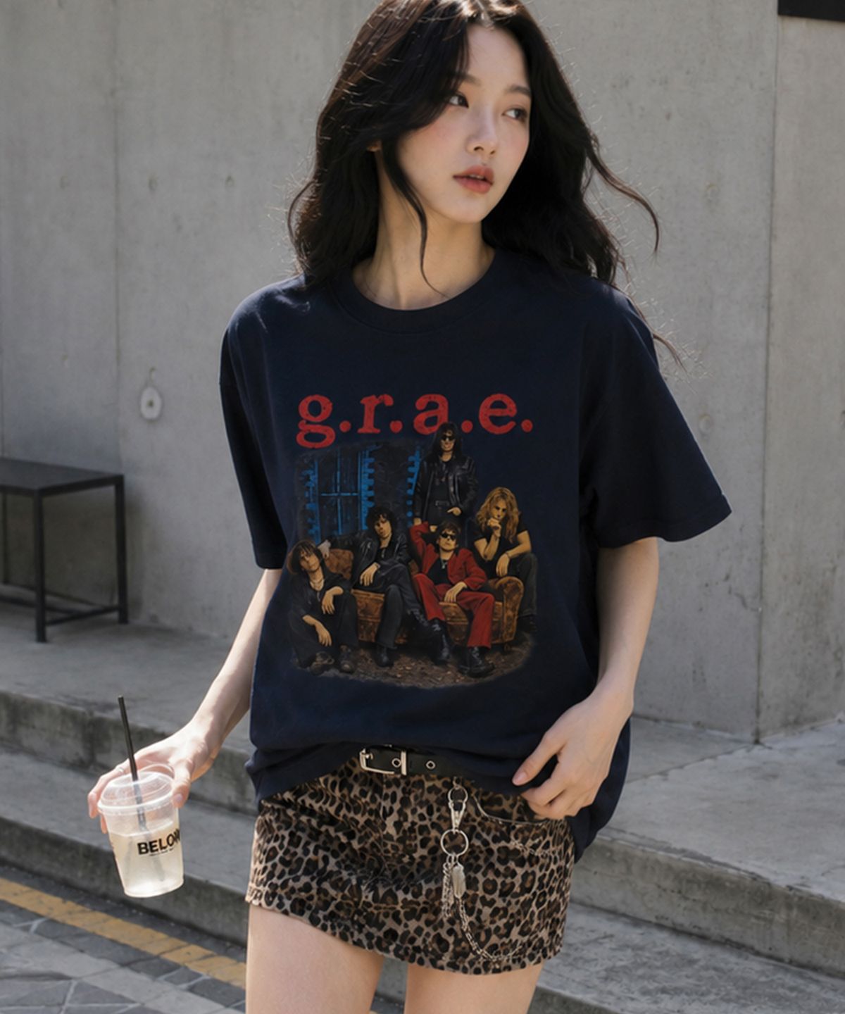 그레이버 오디너리(GRAVER ORDINARY) [ODNR UNISEX]5 Guys 반팔 티셔츠_5color