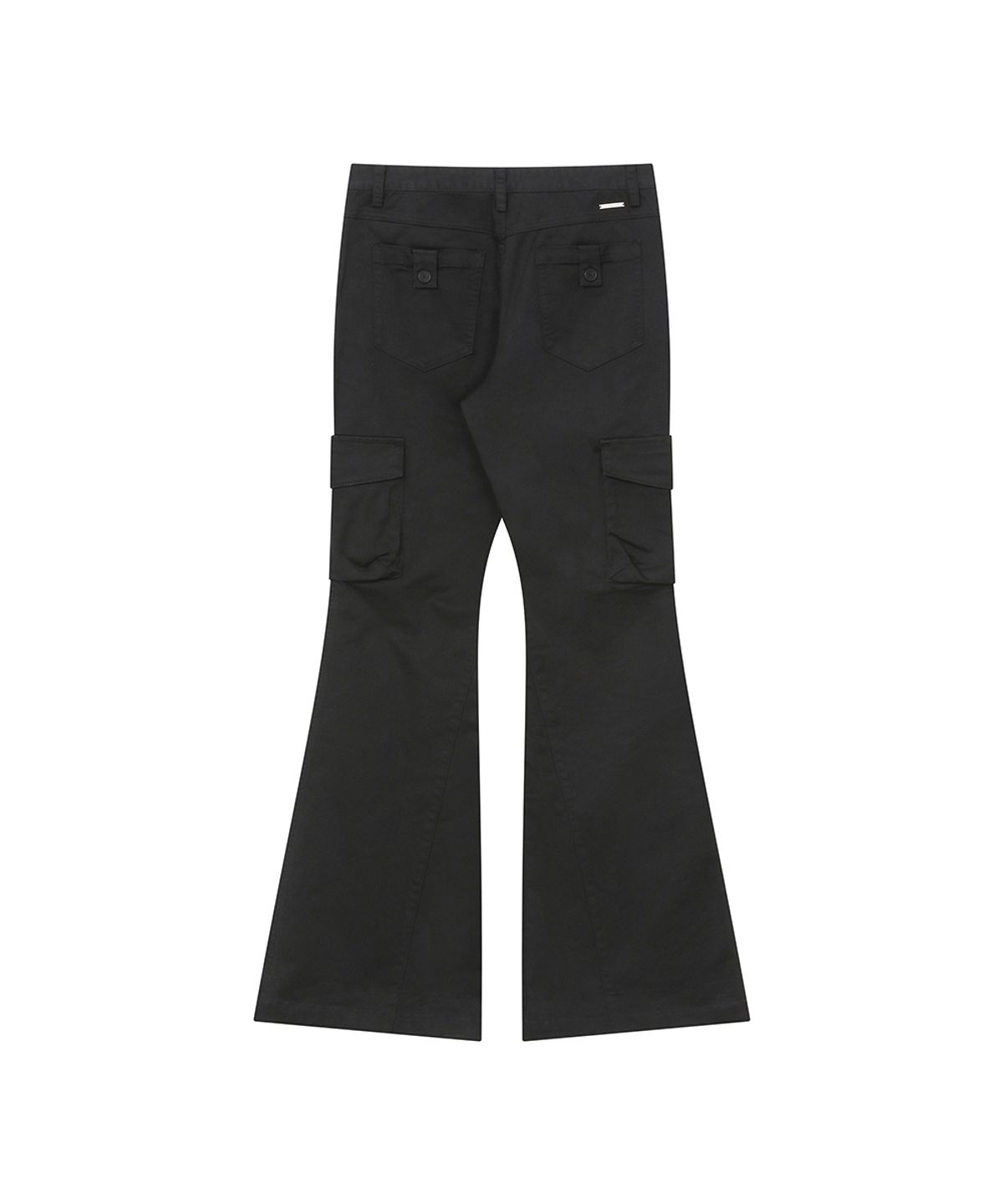 미세키서울(MISEKI SEOUL) Pocket tab cargo bootcut pants BLACK