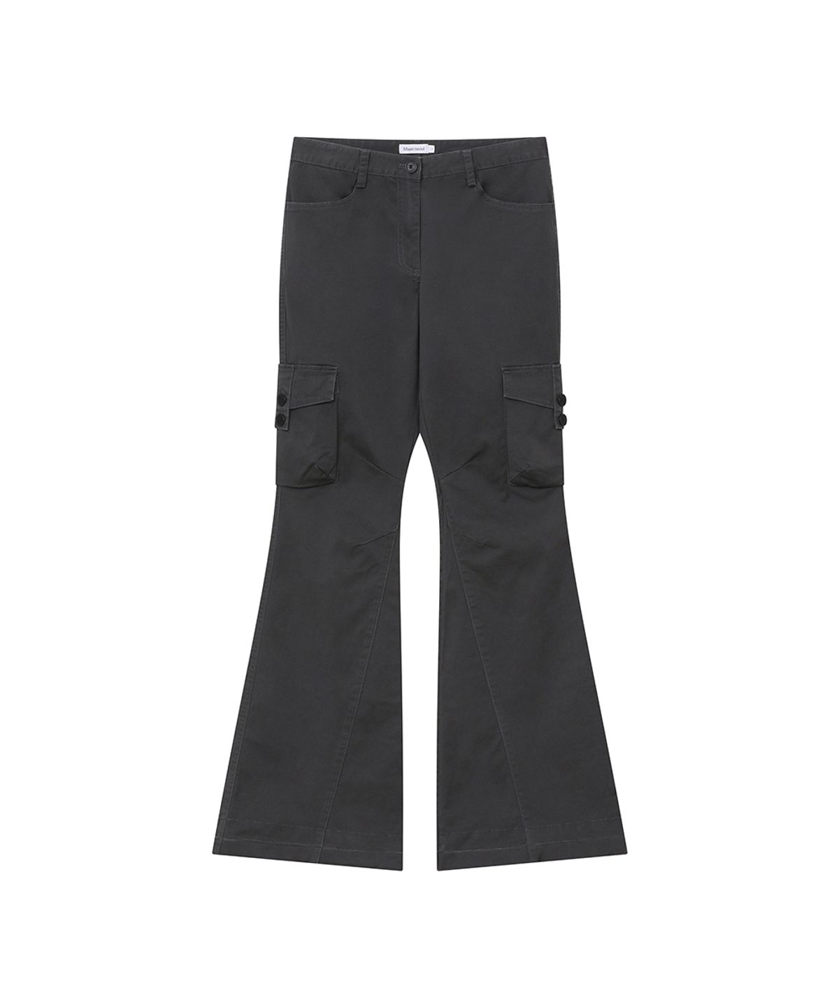 미세키서울(MISEKI SEOUL) [레이 PICK] Pocket tab cargo bootcut pants CHARCOAL