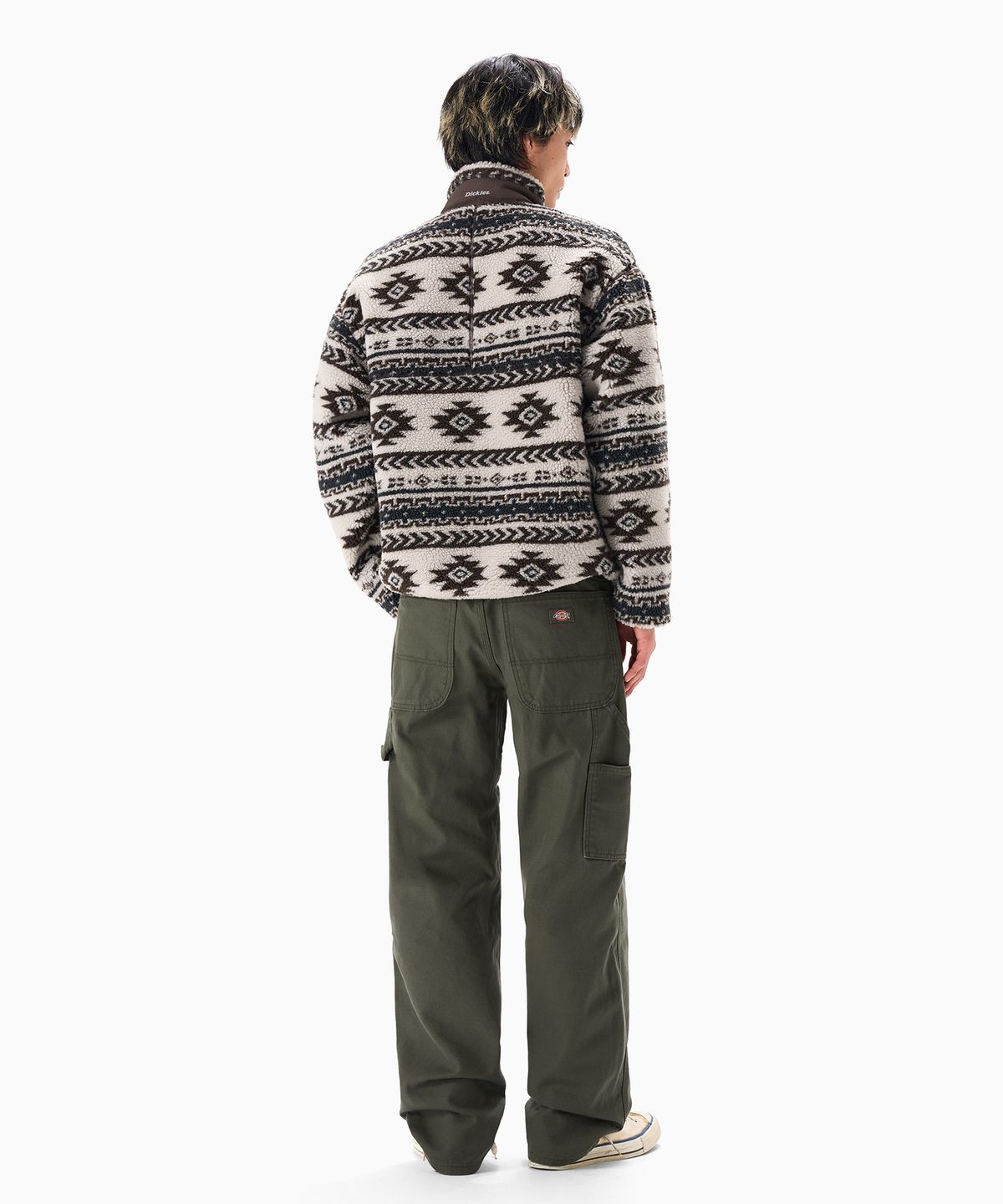 디키즈(DICKIES) 나바호 플리스 재킷 Beige