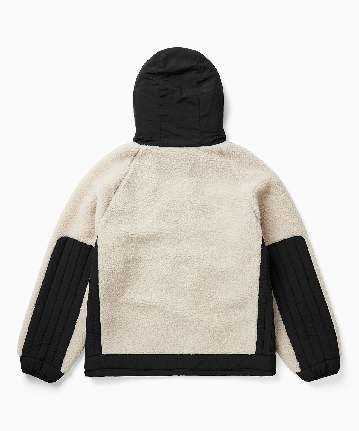 디키즈(DICKIES) 패널드 플리스 후드 재킷 Ivory