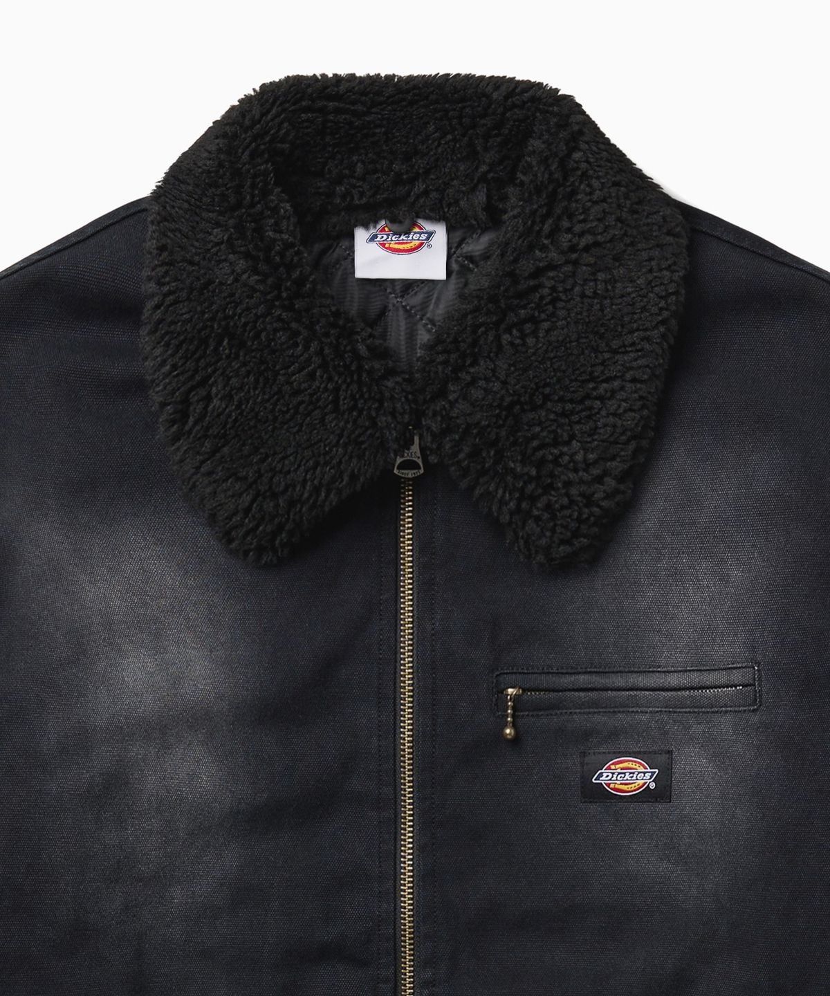 디키즈(DICKIES) 시어링 페인터 재킷 Black