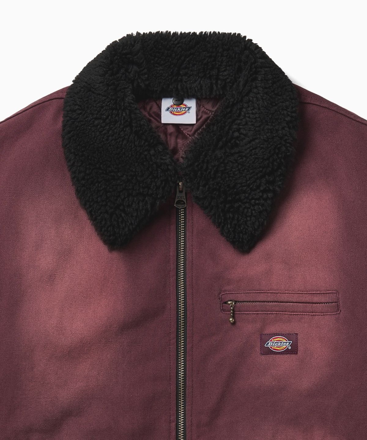 디키즈(DICKIES) 시어링 페인터 재킷 Burgundy