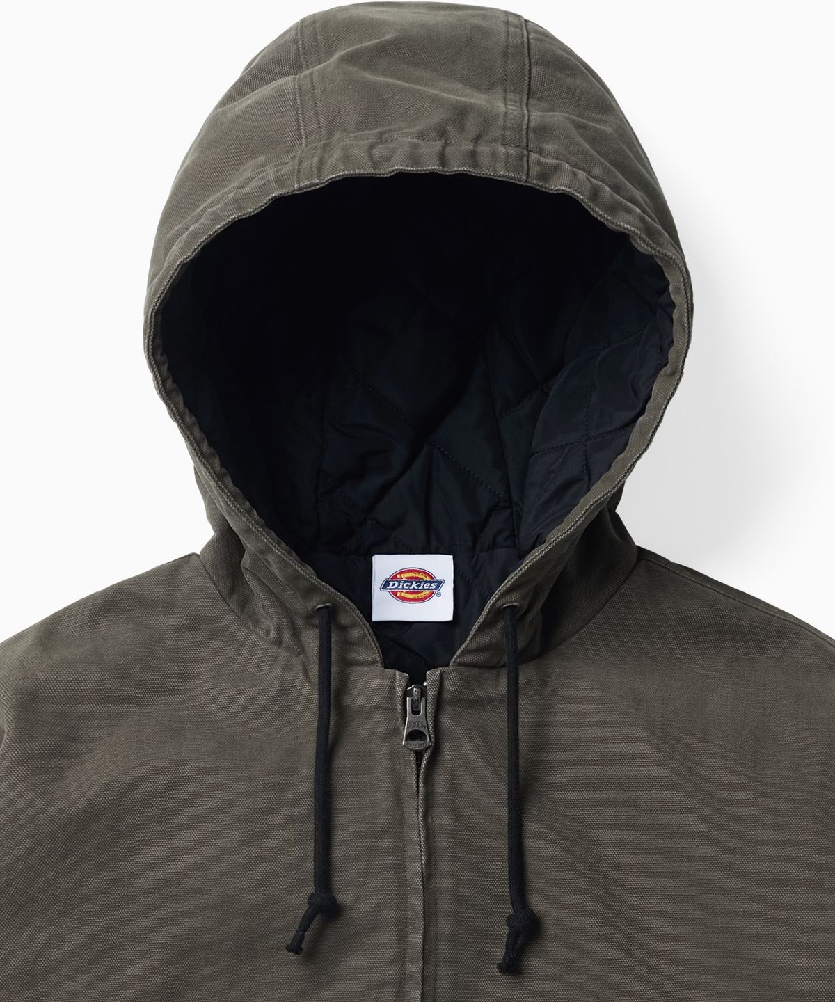 디키즈(DICKIES) 덕 캔버스 후디 재킷 Moss Green