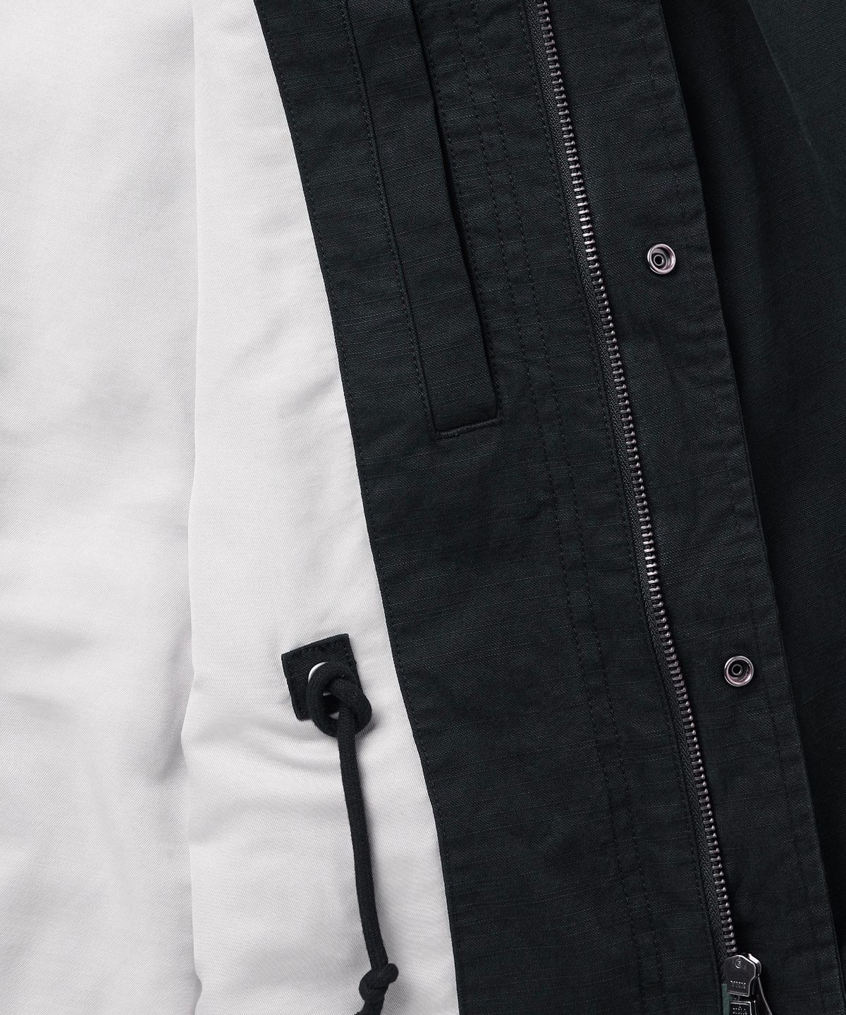 디키즈(DICKIES) 워시드 M-65 필드 재킷 Black