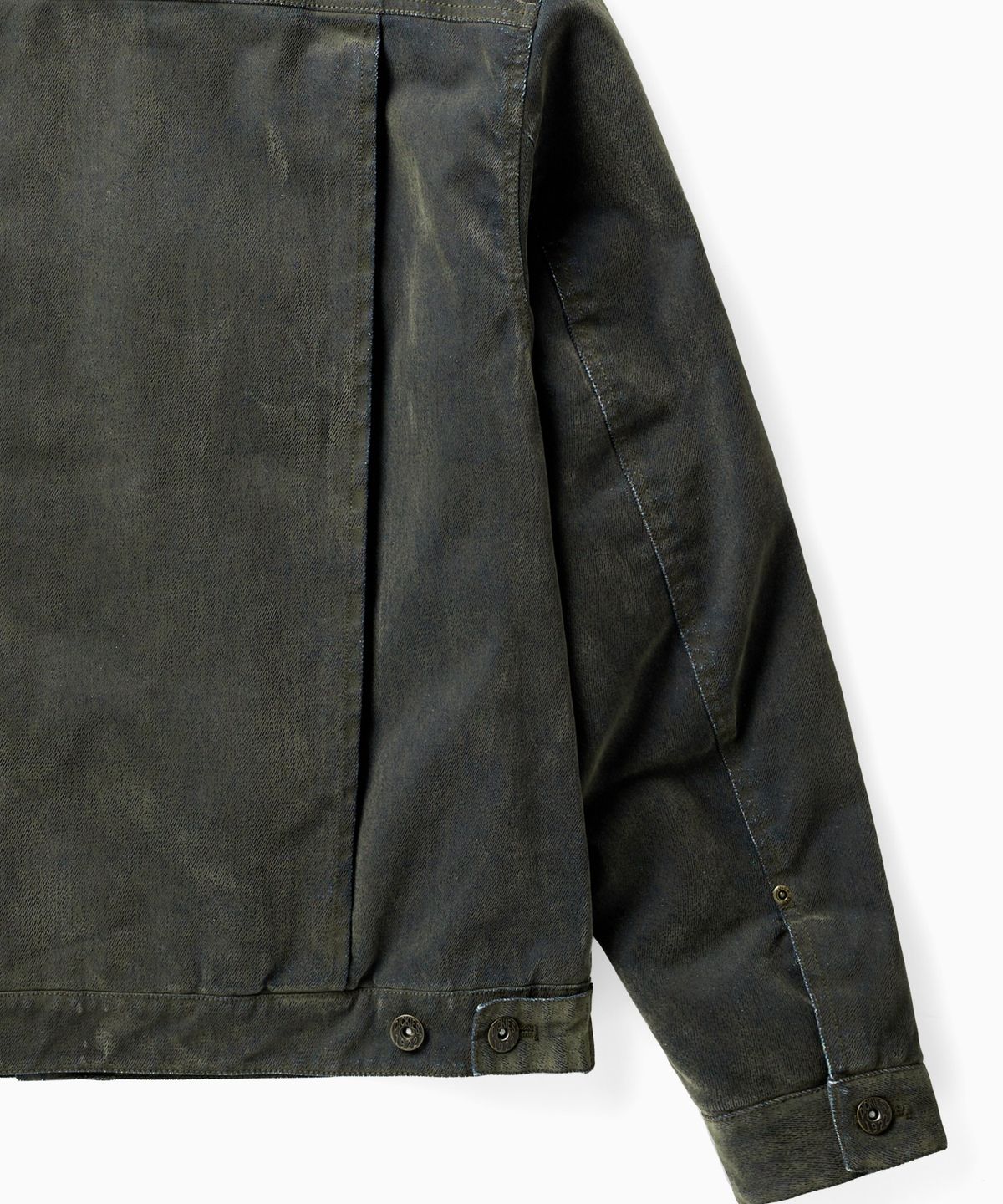 디키즈(DICKIES) 벨벳 데님 트러커 재킷 Olive