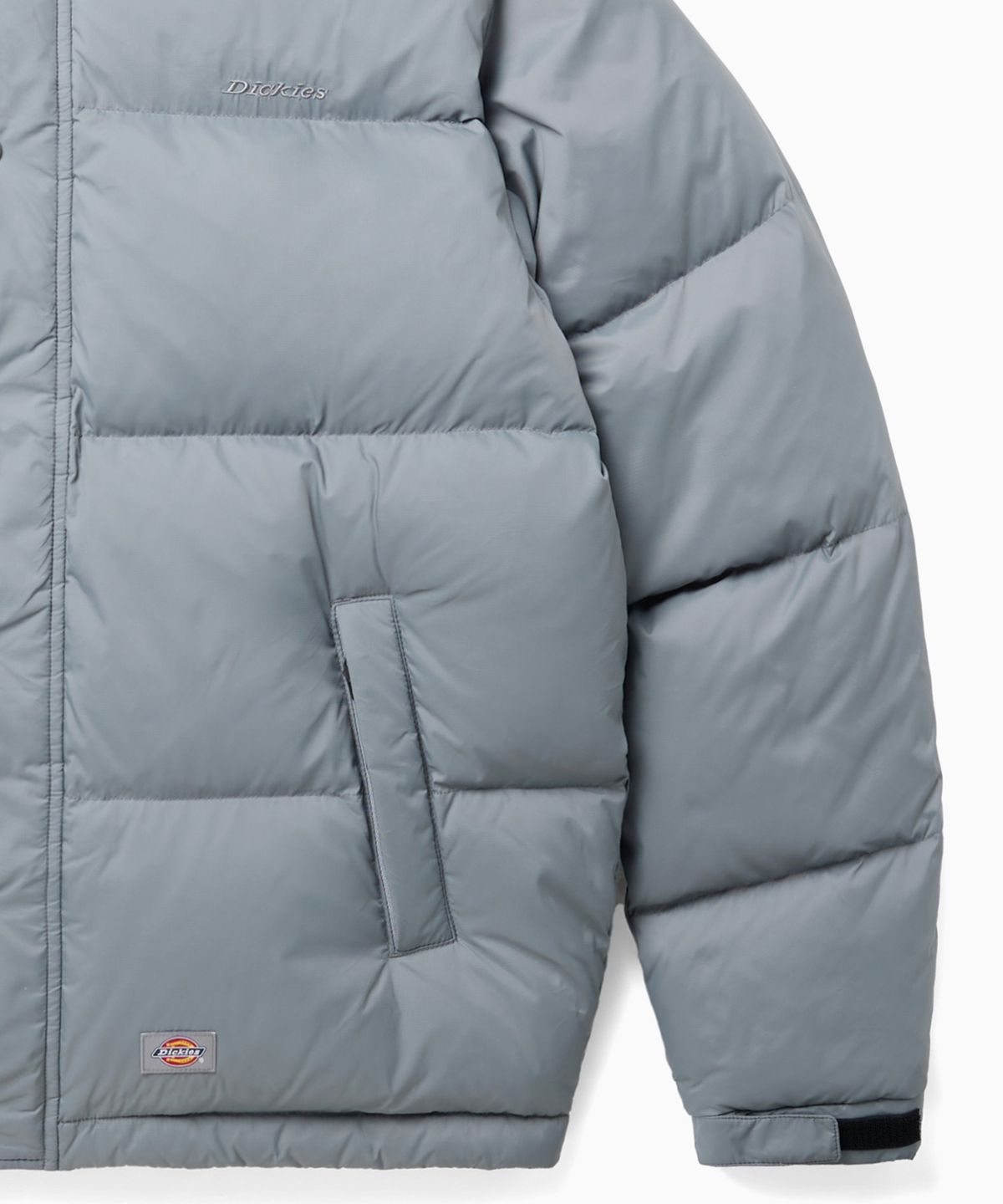 디키즈(DICKIES) 마이크로 립스탑 헤비 다운 재킷 Grey