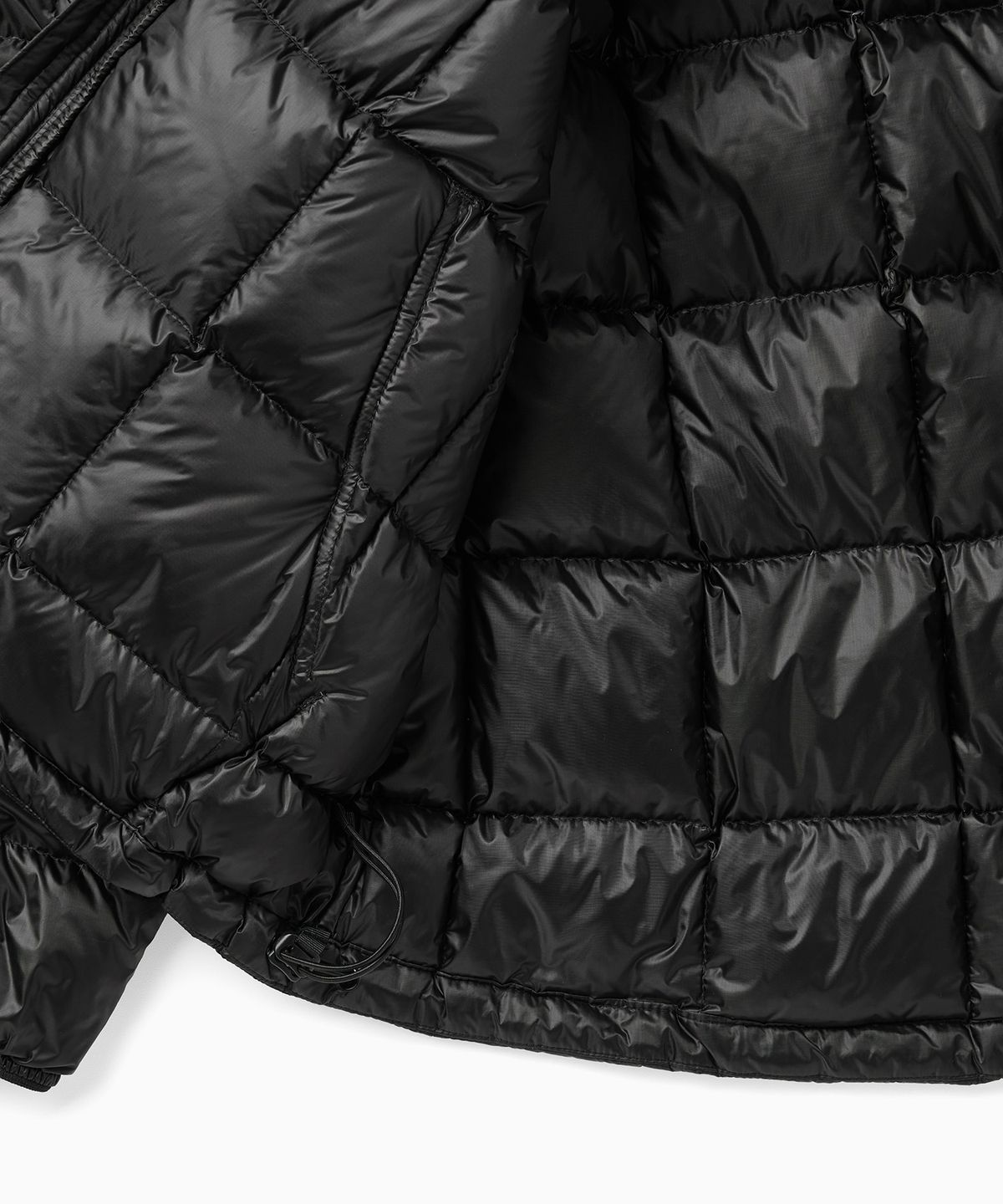 디키즈(DICKIES) 파고 후디드 미드 다운 재킷 Black