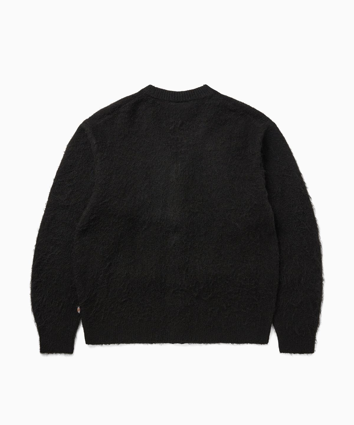 디키즈(DICKIES) 헤어리 니트 가디건 Black
