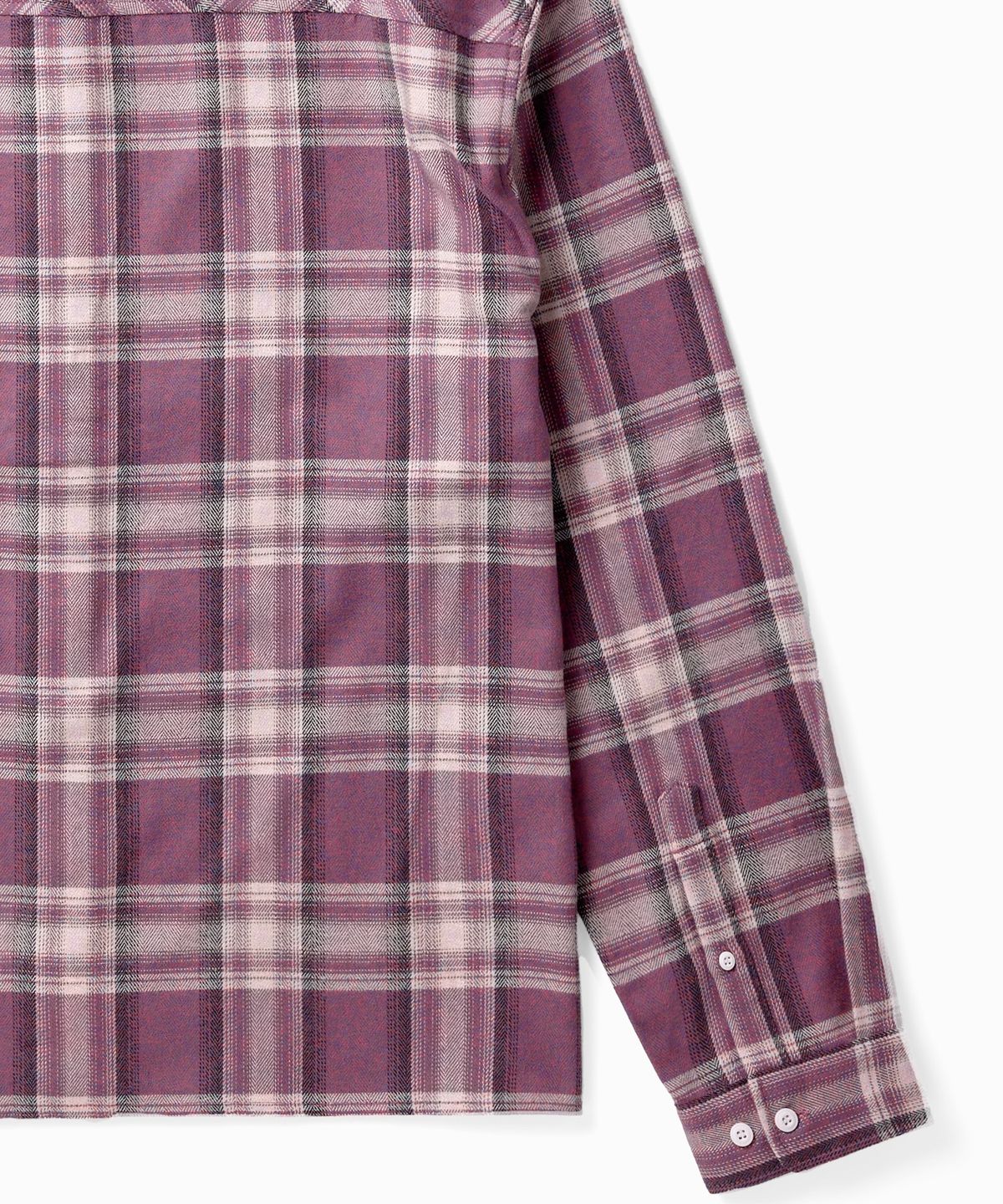 디키즈(DICKIES) 크롭 플라넬 셔츠 Pink