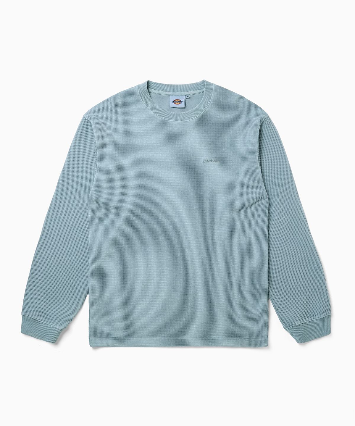 디키즈(DICKIES) 백 모노 로고 와플 롱슬리브 Mint