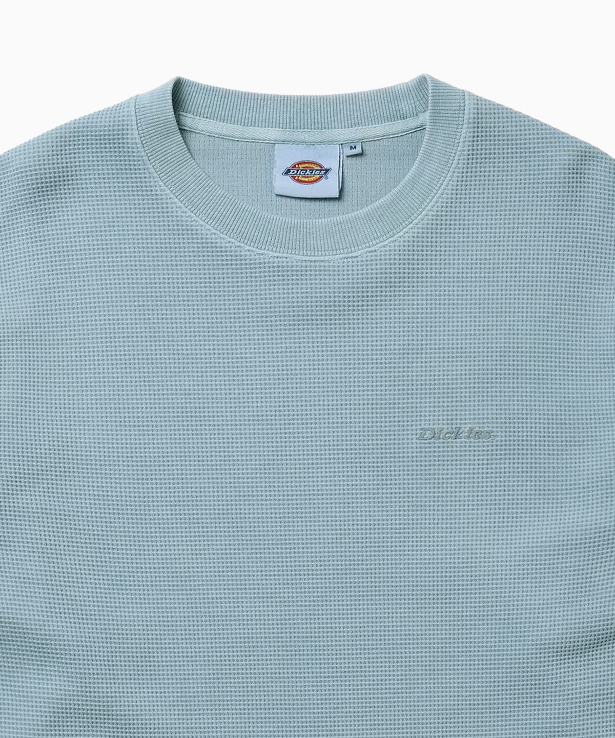 디키즈(DICKIES) 백 모노 로고 와플 롱슬리브 Mint