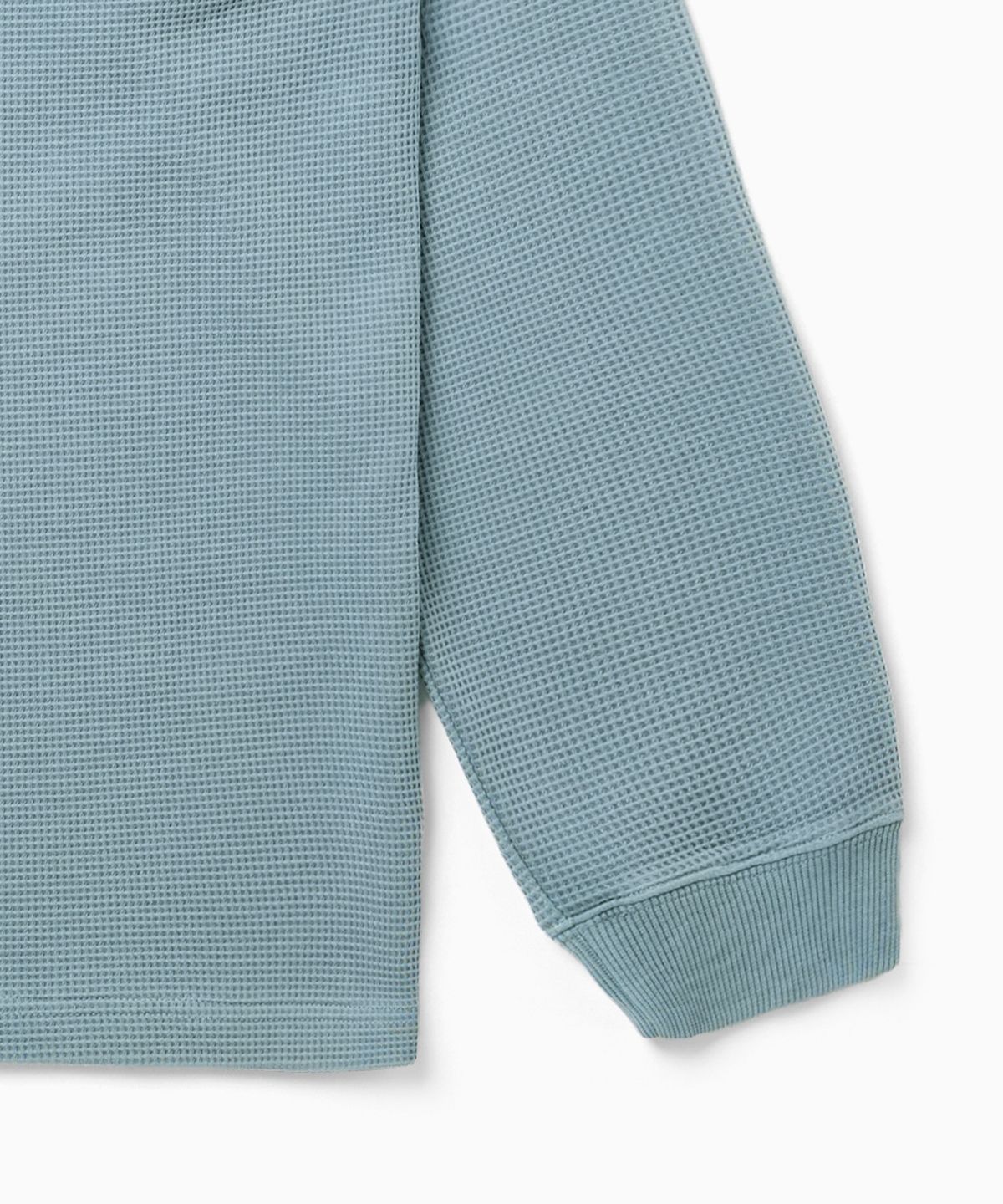 디키즈(DICKIES) 백 모노 로고 와플 롱슬리브 Mint