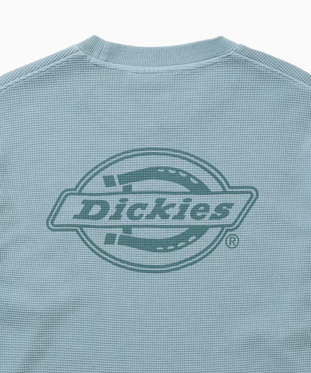 디키즈(DICKIES) 백 모노 로고 와플 롱슬리브 Mint