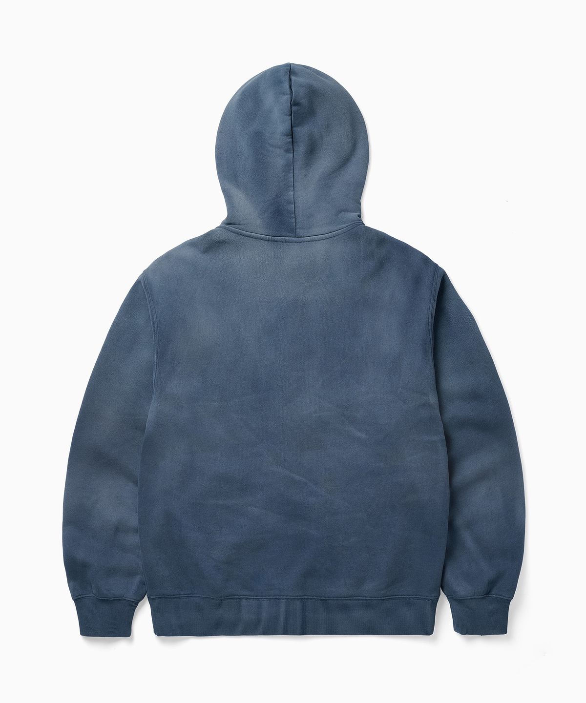 디키즈(DICKIES) 가먼트 다이드 세미 크롭 집업 후디 Navy