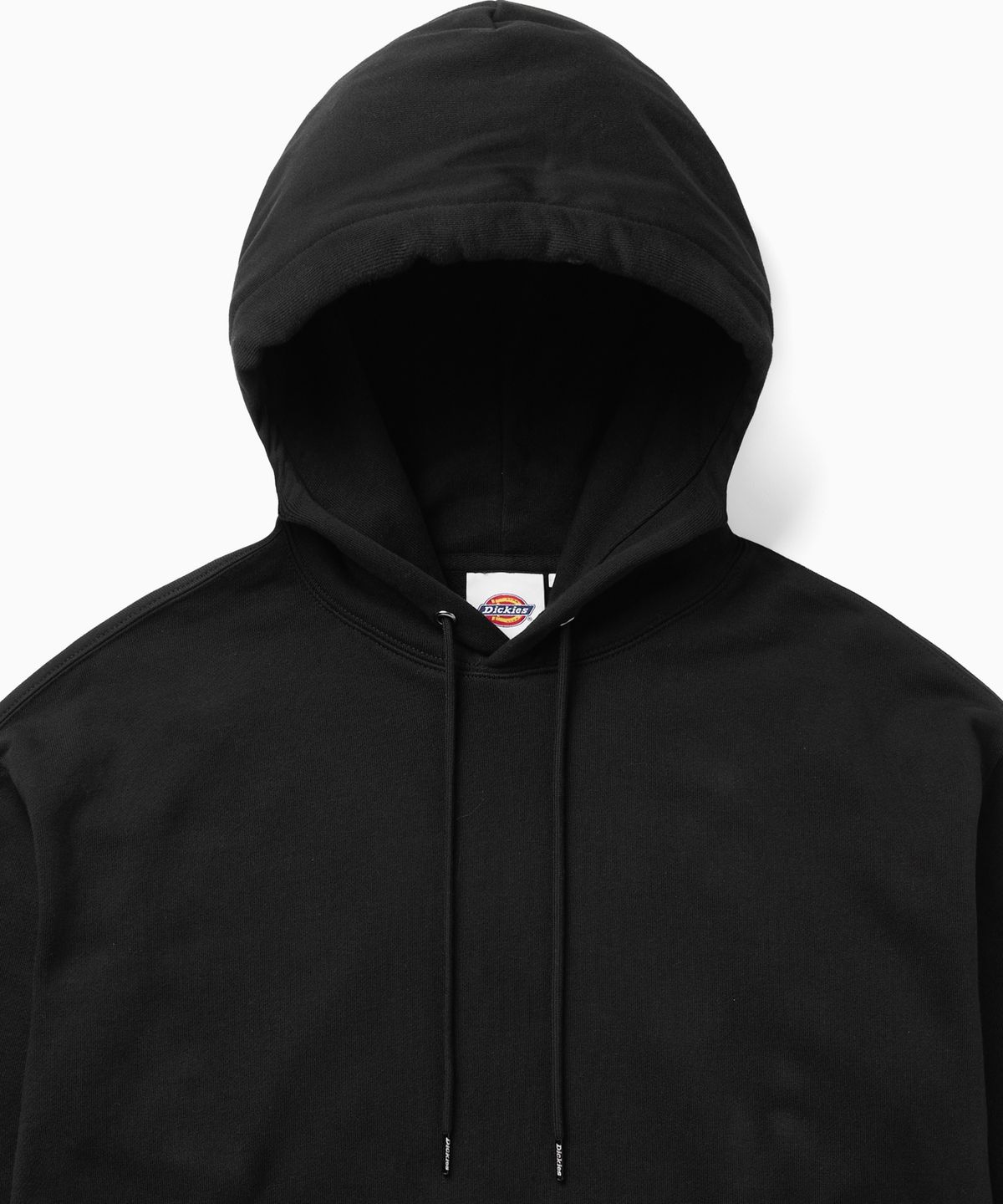디키즈(DICKIES) 백 트리 로고 후디 Black