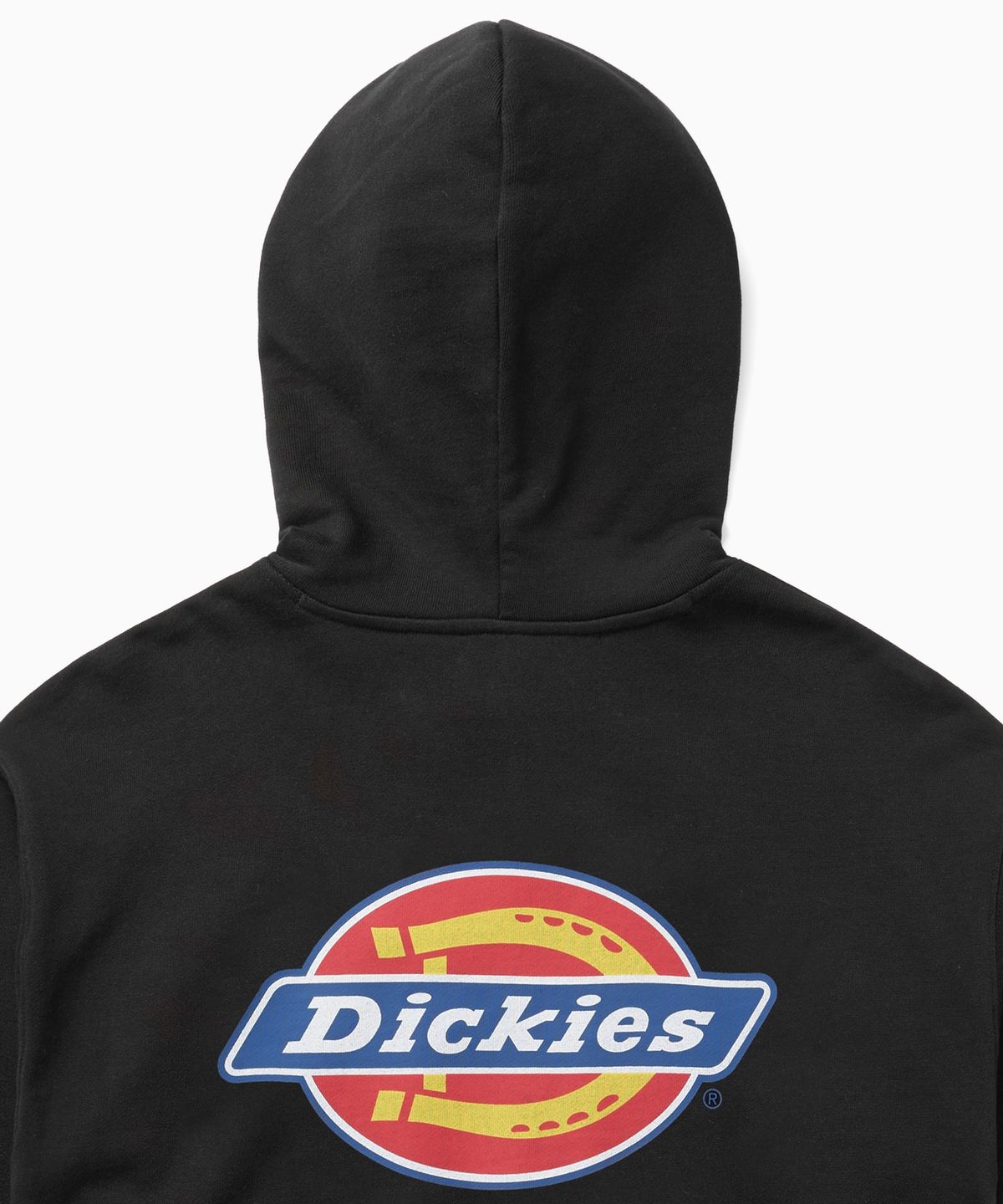 디키즈(DICKIES) 백 트리 로고 후디 Black
