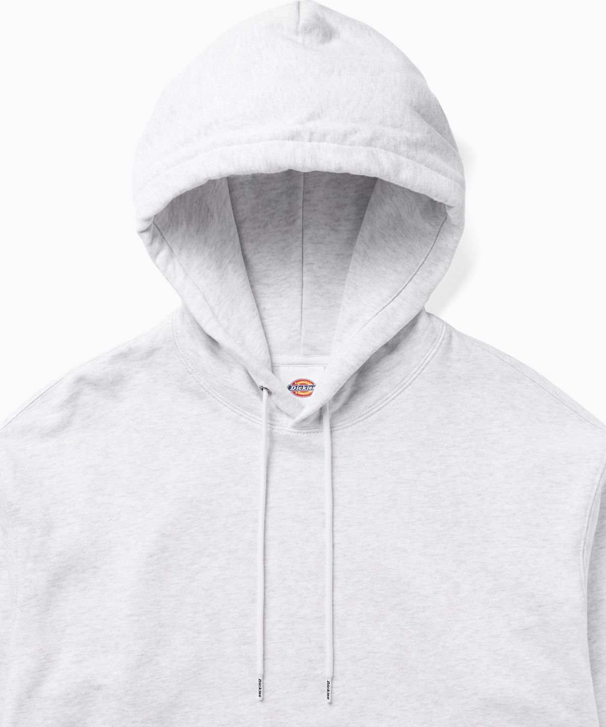 디키즈(DICKIES) 백 트리 로고 후디 Light Grey Melange