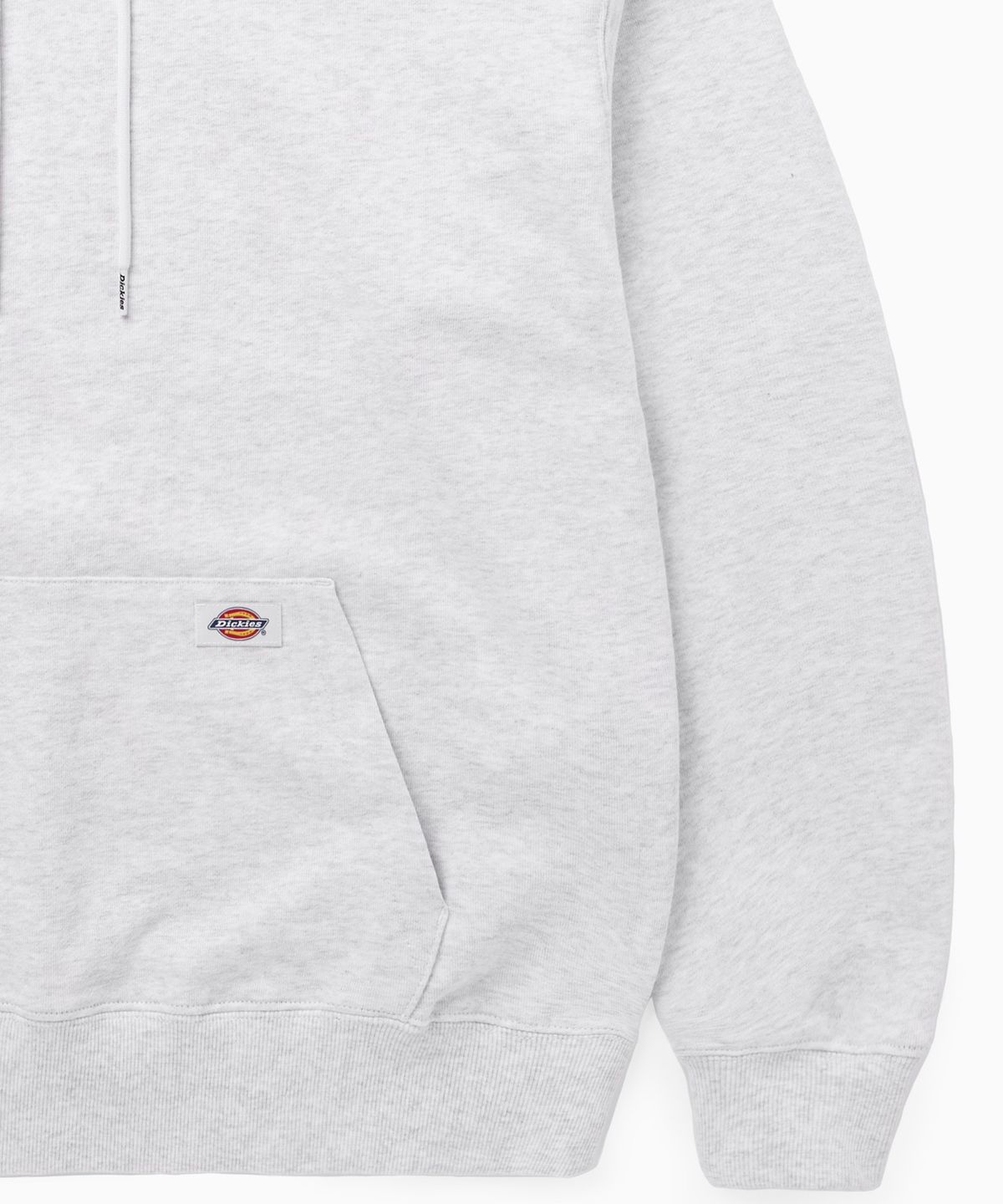 디키즈(DICKIES) 백 트리 로고 후디 Light Grey Melange