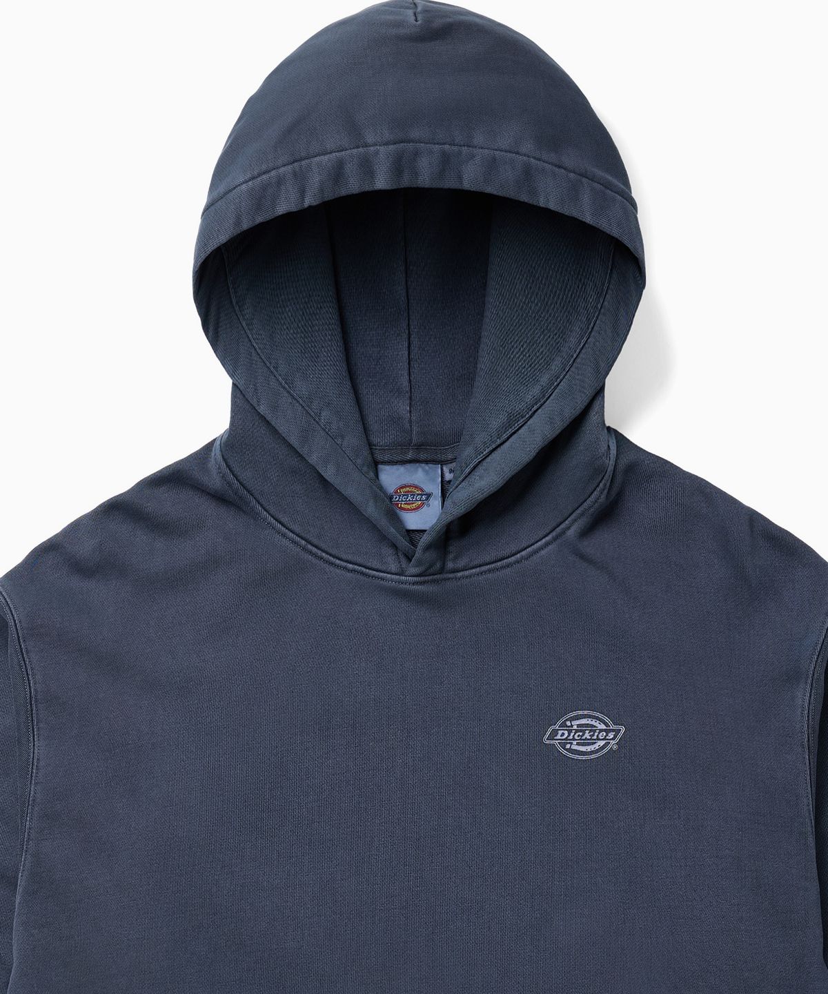 디키즈(DICKIES) 가먼트 다이드 크롭 후디 Charcoal