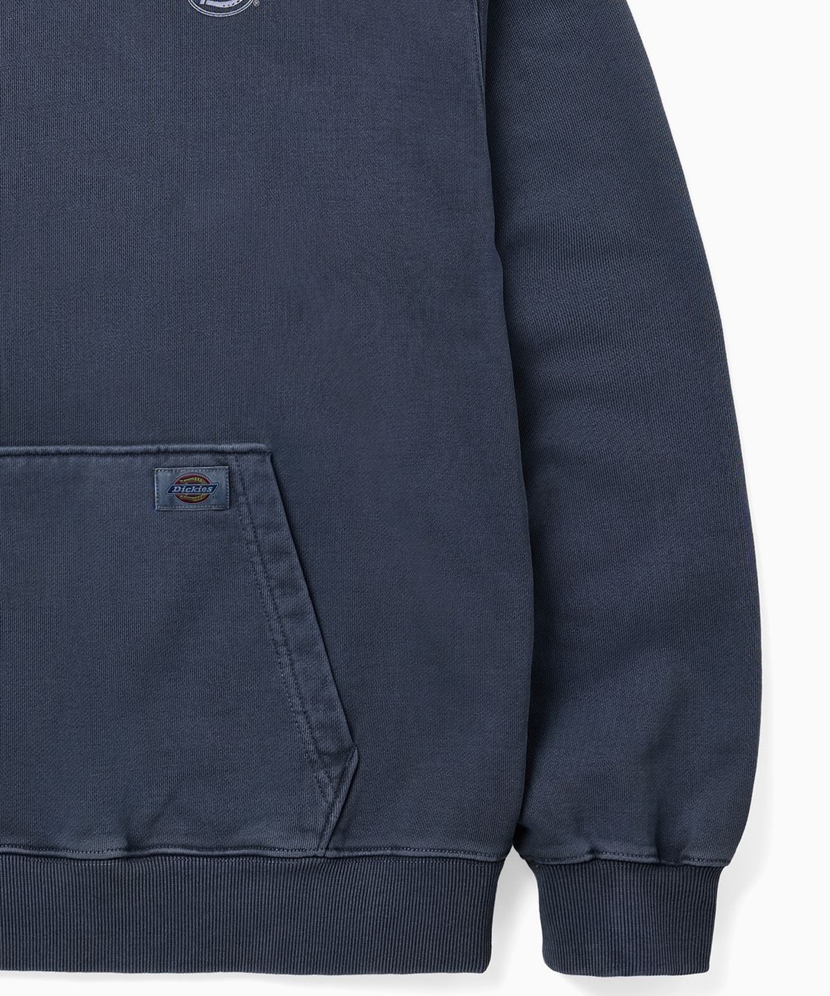 디키즈(DICKIES) 가먼트 다이드 크롭 후디 Charcoal