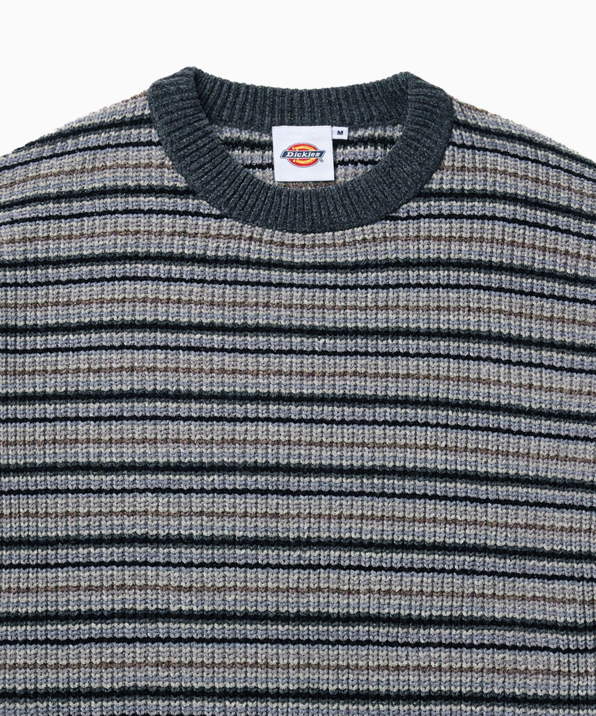 디키즈(DICKIES) 벨루아 스트라이프 니트 Black