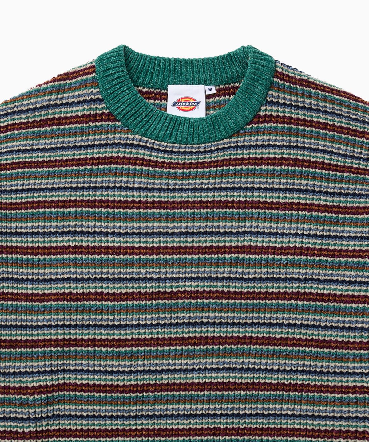 디키즈(DICKIES) 벨루아 스트라이프 니트 Green
