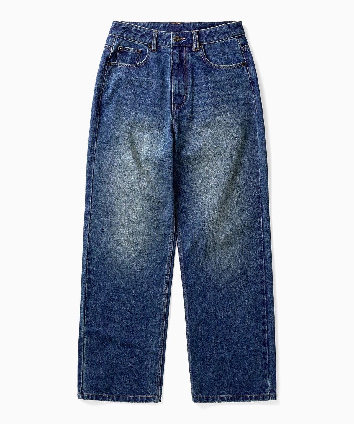 디키즈(DICKIES) 오일 워시드 데님 팬츠 Medium Denim