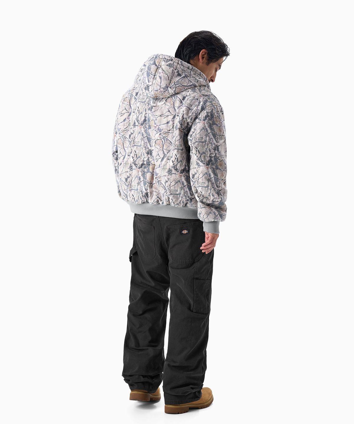 디키즈(DICKIES) 와이드 1939 덕 캔버스 카펜터 팬츠 Black