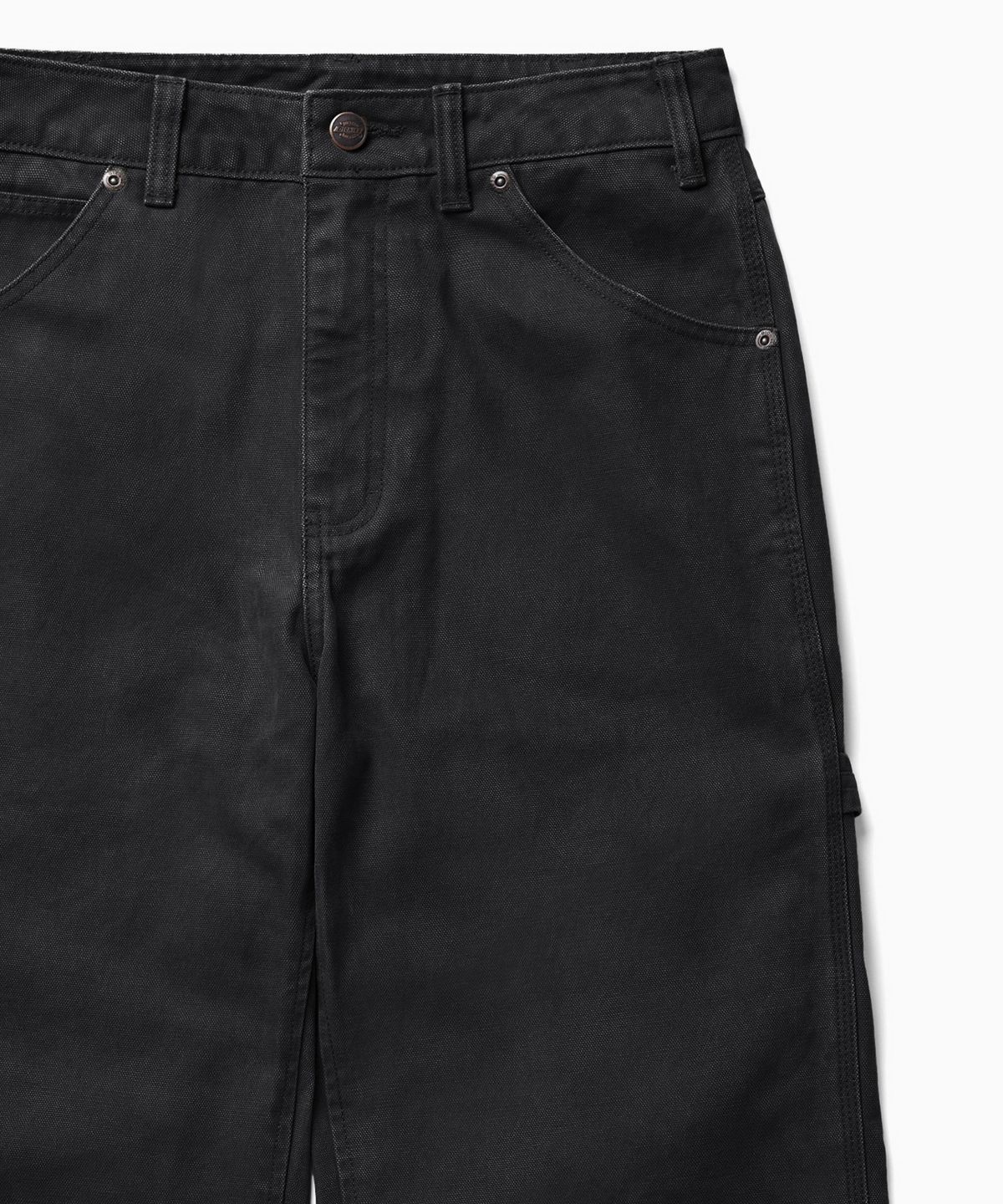 디키즈(DICKIES) 와이드 1939 덕 캔버스 카펜터 팬츠 Black
