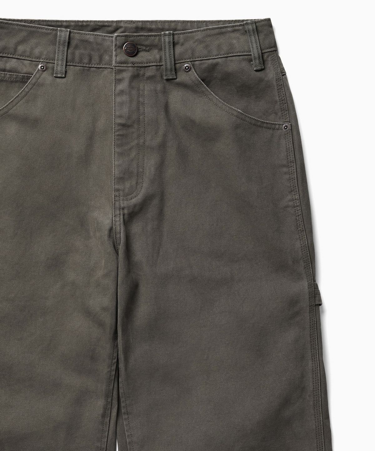 디키즈(DICKIES) 와이드 1939 덕 캔버스 카펜터 팬츠 Moss Green